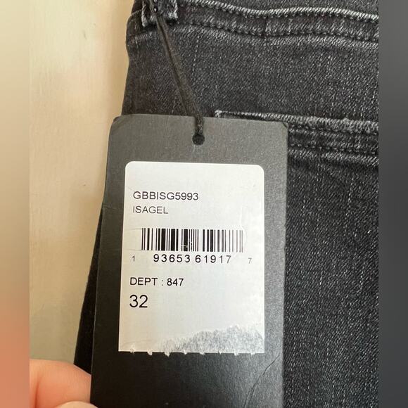 NWT Joe's High Rise Wide Leg Cropped Denim Jeans, Size 32, Isagel - Picture 8 of 11